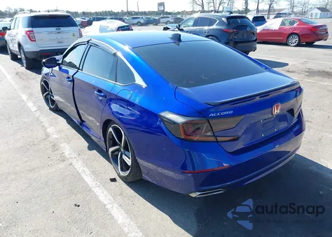 2021 Honda Accord Sport из США, поврежденный, VIN 1HGCV1F36MA098376